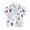 White, variant on T-Shirts For Boys Little & Big Short Sleeve Button Down Shirt Cartoon Penguin Pattern Penguin Print With Pockets For 7-8 Years