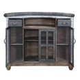 thumbnail image 4 of ACME Rahma Bar Table in Antique Ebony Top Grain Leather, 4 of 11