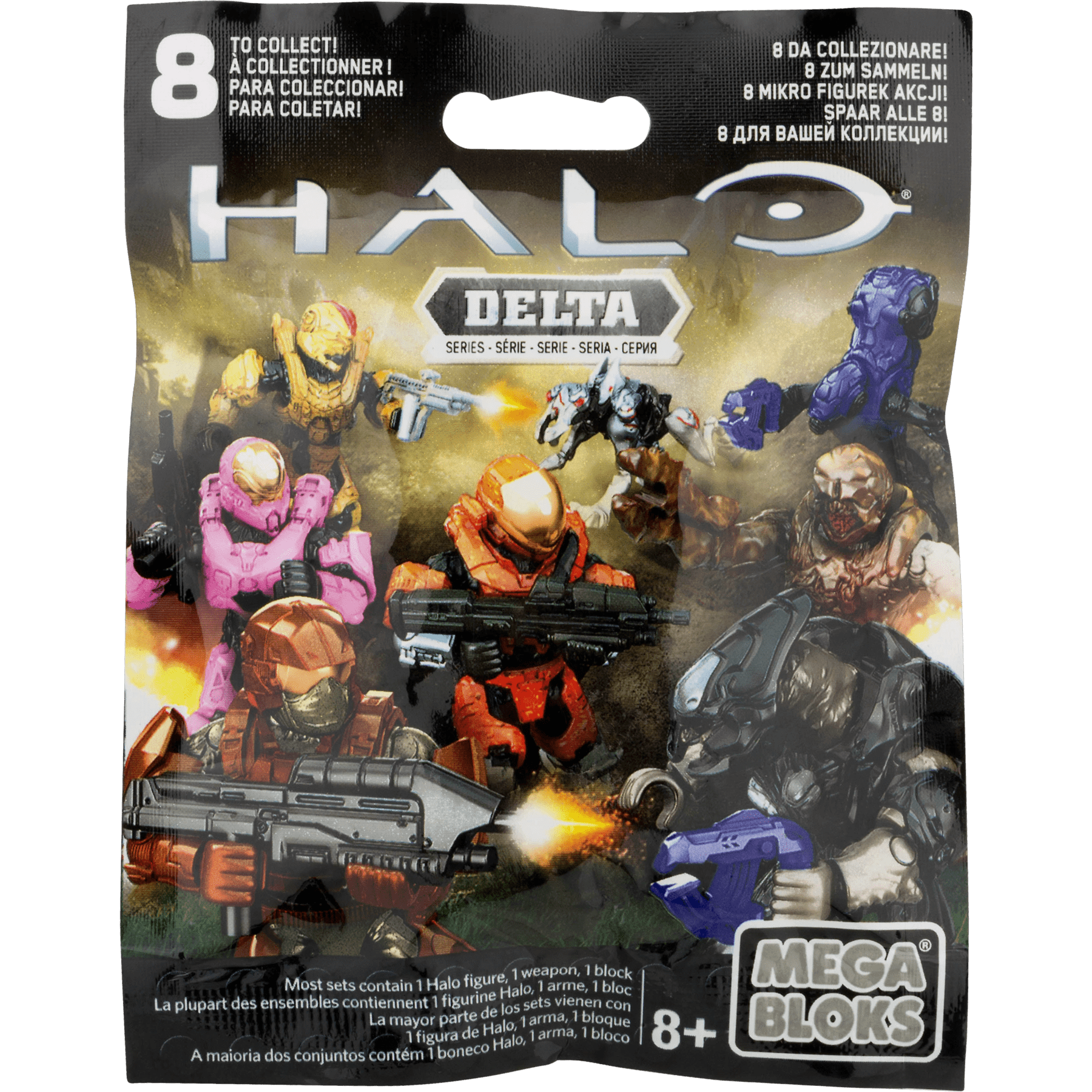 Mega Bloks Halo Micro Action Figure Series Delta Blind Pack - Halo 5  Spartan Protector 