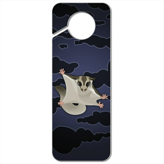 Sugar Glider of the Night Plastic Door Knob Hanger Sign