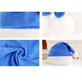 thumbnail image 3 of Christmas Santa Hat for Women Men Velvet Comfort Fur Classic Xmas Turban Cap Pompom Holiday New Year Festival Gift, 3 of 3