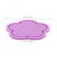 thumbnail image 2 of unbranded 6Ud Protectores Para Portavasos De En Silicona Violeta Con Floral Antivibración, 2 of 6