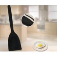 thumbnail image 2 of SURJDE Multifunctional Frying Spatula Egg Spatula 2in1 Dual Design Frying Spatula Non-Stick Omelette Spatula (Black), 2 of 3