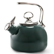 Chantal Tea Kettle Classic Harmonica Whistling Teakettle, 1.8 quart, Marigold