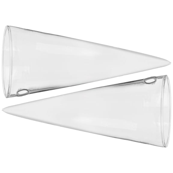 2-Pack Glass Wall Hanging Planter Propagation Station with Cone-Shaped for Plants and Plant Holders
