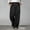 Black, variant on Dpytoraw Men's Striped Dress Pants High Drape Casual Business Trousers Black L