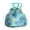 Teal Gold Marble-3, variant on Teal Gold Marble Drawstring Lunch Bag Women - Drawstring Lunch Bag Insulated for Work Office - Stain-Resistant Large Lunchbags for Women with Multi-Pockets