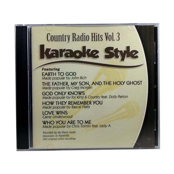 Country Radio Hits Vol. 3 Christian Karaoke Style NEW CD G Daywind 6 Songs