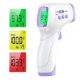 thumbnail image 1 of Termómetro de frente para adultos, niños, bebés, pistola de temperatura infrarroja sin contacto con alarma de fiebre, modos 3 en 1 para cara, oreja, cuerpo y superficie del objeto, 1 of 4