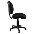 thumbnail image 3 of Pemberly Row Comfort Task Chair Fabric Padded 18-22 Inches Height Black, 3 of 5