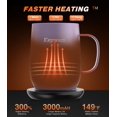 thumbnail image 2 of Taza de café autocalentable Kepwam 470 ml con control inteligente de temperatura, 2 of 7