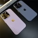 thumbnail image 2 of Funda De Silicona Suave Líquida De color Sólido De Lujo Para iPhone 11 12 13 14 Pro MAX 14 Plus Lente De metal Galvanizada A Prueba De Golpes Trasera, 2 of 4