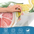thumbnail image 4 of Yayeee Kitchen Valance Rod Pocket 54" x 18" Living Room Window Curtain, Candy Grapefruit, 4 of 6