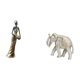 thumbnail image 5 of Figura de mujer africana, figura de , estatua de dama tribal, escultura de madera tallada a mano en resina, ideal para el hogar, la oficina, e, 5 of 8