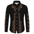 thumbnail image 1 of Camisas sociales de lujo y moda para hombre, camisas con solapa y botones, blusas casuales con estampado de estilo occidental, cárdigan de graduación para hombre de talla grande, 1 of 6