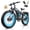 blue, variant on 7000W Dual Motor Electric Bike, 26"x4" Fat Tire E-Bike with 60V 25Ah Battery, up to 45 MPH & 105-Mile Rang, Full Suspension