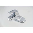 thumbnail image 2 of American Brass Faucet SL77LVR Used For Lavatory; Single Piece 4 Inch Deck Mount; Single Lever Blade Handle; Chrome Plated, 2 of 3