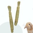 thumbnail image 5 of Zksm Rabbit Toy - Teeth Grinding Toy - Natural Grass Hand-woven - Hamster Rabbit Carrot Chew Toy - Cage Accessories, 5 of 7