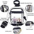 thumbnail image 3 of Clear Crossbody Bag, Stadium Approved Clear Purse Bag for Concerts Sports Events Festivals, 3 of 6