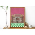 thumbnail image 3 of Mughal Architecture Framed Print, India Travel Print, Taj Mahal Wall Art, Modern Indian Architecture Poster, Indian Palace Print 24x36 FRAMED, 3 of 3