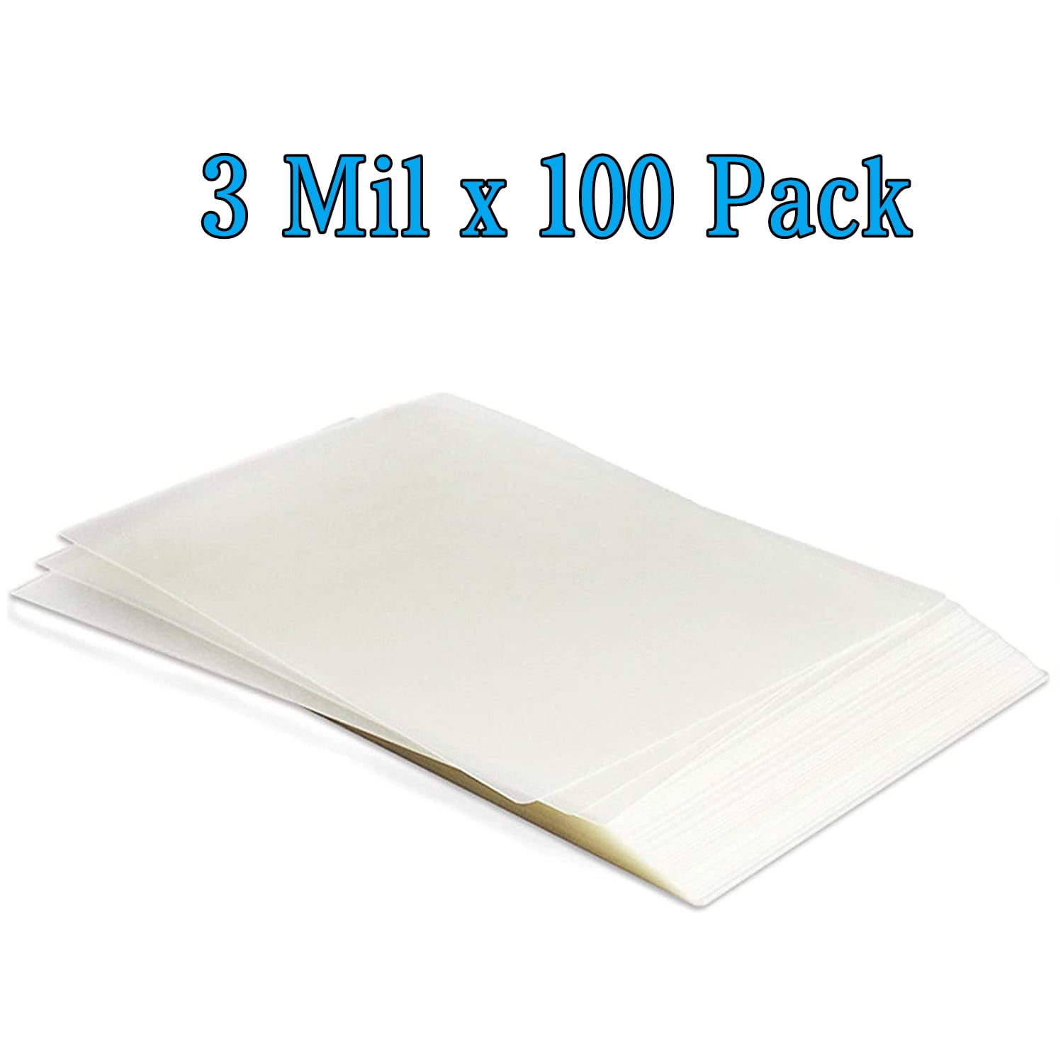 NefLaca Thermal Laminating Pouches 100 pcs 3 mil Thick Clear Laminate