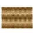 thumbnail image 1 of Stripes Cutting Board, Chevron Zigzags Pattern with Warm Tones Geometric Lines Composition, Decorative Tempered Glass Cutting and Serving Board, Large Size, Orange Black Pale Orange, by Ambesonne, 1 of 1