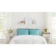 thumbnail image 3 of The Pioneer Woman Teal Cotton Swiss Dot 3-Piece Bedskirt and Sham Set, 3 of 5