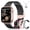 Black Gold, variant on Iaret Smart Watch for Women, 1.83" HD Fitness Tracker with 4 Bands, Answer/Make Calls, Heart Rate/Sleep/SpO2/Step Tracking, 100+ Sport Modes, Android/iPhone Compatible Gift (Rose Gold)