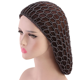 thumbnail image 3 of 3 piezas de red de malla para el pelo suave de rayón tejido Snood Hat Sleeping Crochet Hairnet Long Hair Net Snoods Cover Crochet Hair Net Cap Hair Covers para mujeres accesorios para el cabello, negro, azul, gris, 3 of 8