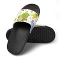thumbnail image 4 of GZHJMY Stylish Slides for Women Men, Cute Funny Cartoon Alien Soft Flexible Slip-on Sandals Slippers, 4 of 7