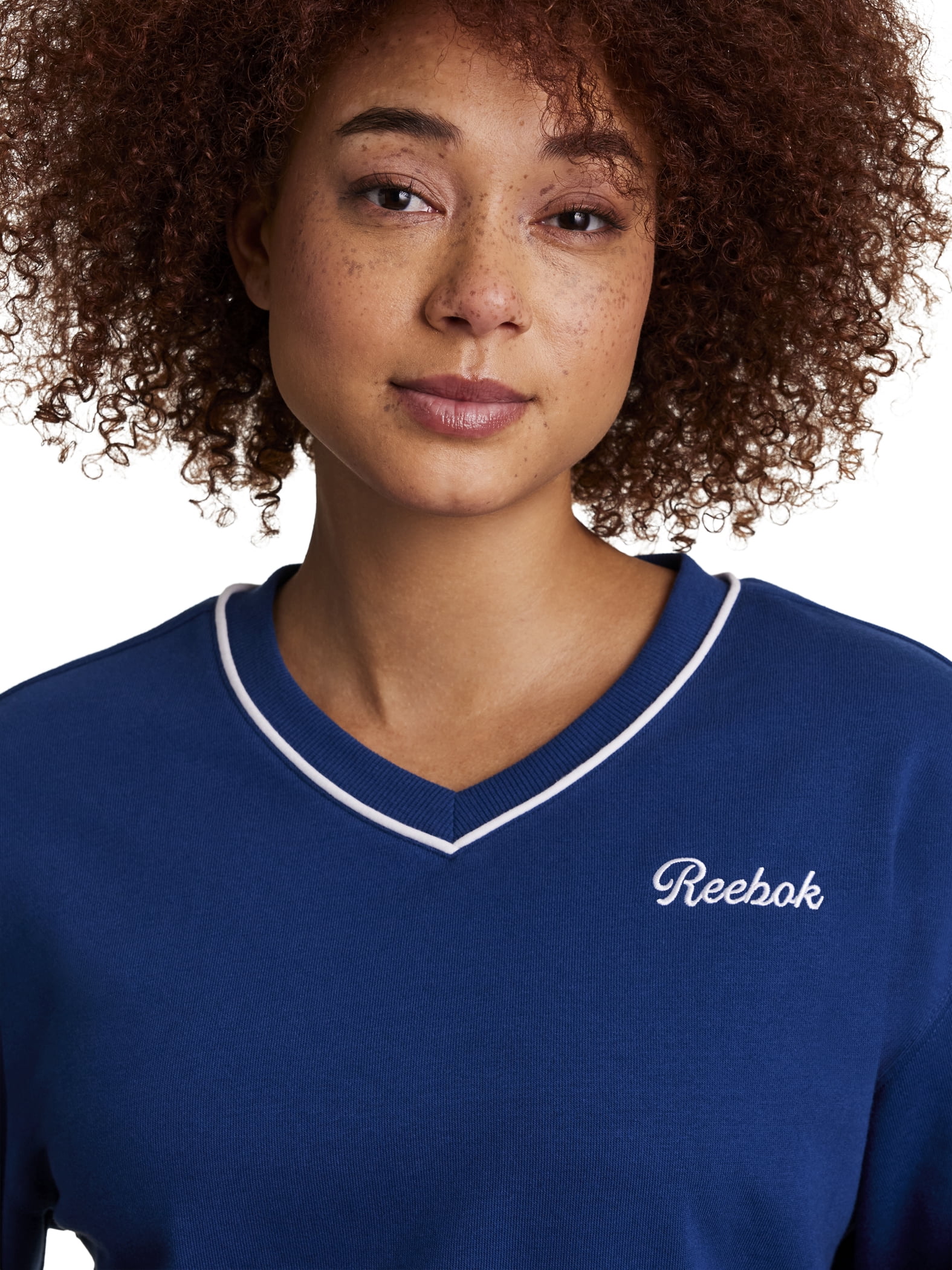 Reebok Courtside Oversize Meet & Greet Crew, Sizes XS-4X