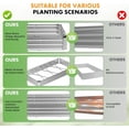 thumbnail image 4 of Atilioo 8x4x1ft Raised Garden Bed, Outdoor Metal Planter Box for Vegetables, Flowers, Herbs, Galvanized Non Toxic Materials, Silver, 4 of 7