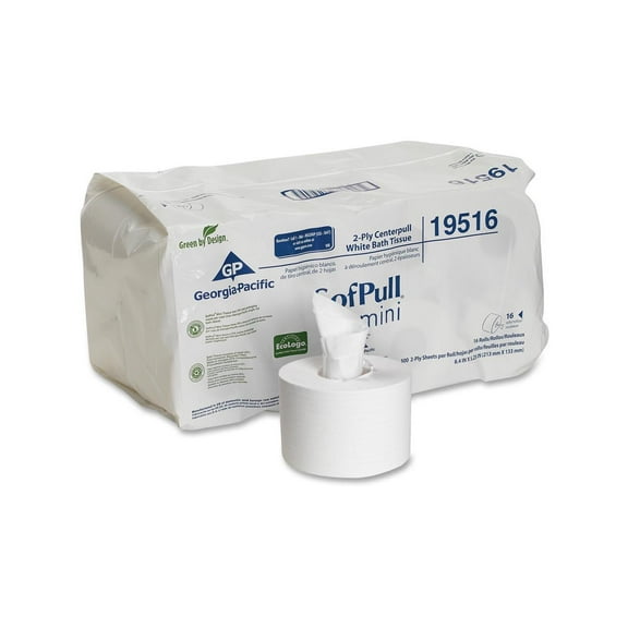 Georgia Pacific Professional SofPull Mini Centerpull Bath Tissue 5 1/4 x 8 2/5