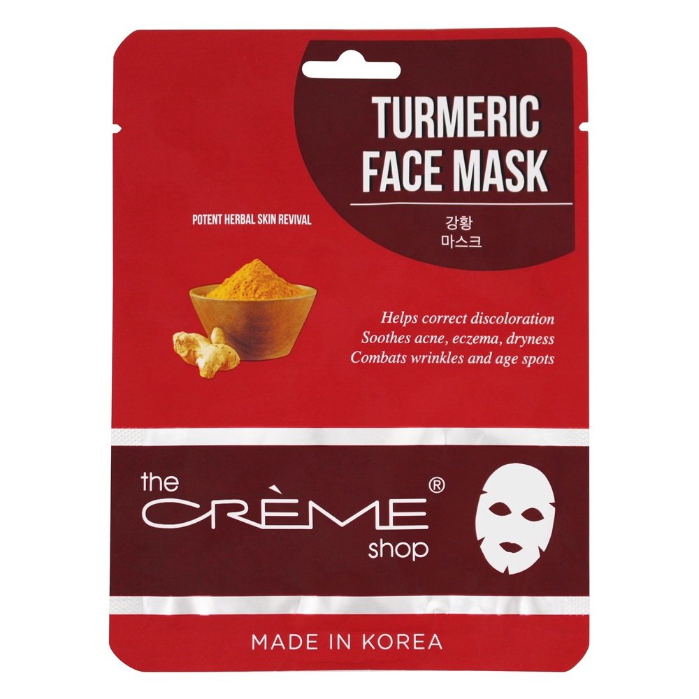 The Creme Shop Turmeric Face Sheet Mask 1 Count