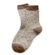 thumbnail image 4 of Mujeres Otoño Invierno Calcetines de punto de lana sintética Patrón de geometría de ganchillo étnico Dibujos animados Oso pequeño Jacquard Espesar Calcetería de tubo medio cálido, 4 of 5