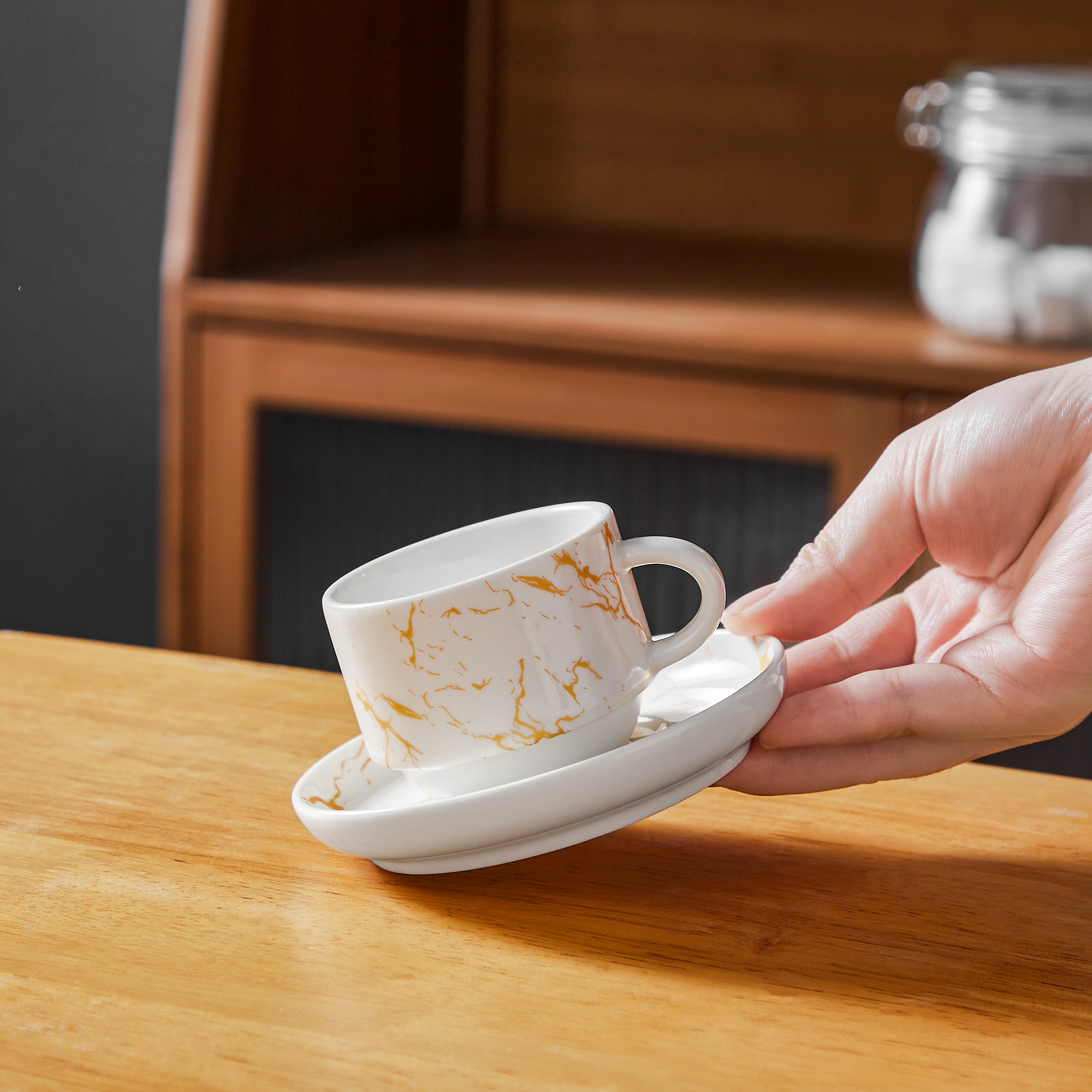 Vancasso Espresso Cup Set 6-Piece with Stand photo 5