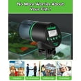 thumbnail image 3 of Petbank Alimentador Automático para Peces, Dispensador de Alimento Automático para Peces con Temporizador para Acuario O Pecera con Cable de Carga USB, Alimentación Automática en Vacaciones, 3 of 8