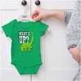 thumbnail image 5 of Funny Whats Up Cool Dinosaur Pun Romper Boys or Girls Infant Baby Brisco Brands NB, 5 of 6