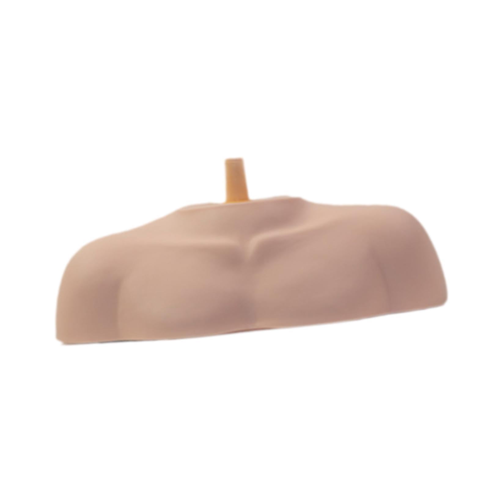 Dualoai Bust Shoulder Mannequin Head Stand Shoulder Model Support Holder for Barber Home Smooth Rod