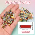 thumbnail image 3 of Uxcell 1800-Pack Cuentas Bugle, Cuentas de Vidrio de Tubo de Bordado de 2x7mm para Manualidades DIY/Pulsera/Collares Rojo, 3 of 7