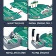 thumbnail image 6 of Table Football Game, Portable Mini Foosball Table with Catapult for 2 Players, Interactive Tabletop Soccer Board Game for Kids Adults Family Party Indoor Sports Toy, 6 of 9