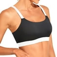 thumbnail image 5 of Siilsaa Women Sports Bra Bikini Tops Scoop Neck Bathing Suits Top Padded Swim Crop Tops Only Light Gray,S, 5 of 5