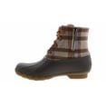 thumbnail image 4 of Sperry Saltwater Wool Plaid Duck Boot | STS85517 Brown, 4 of 6