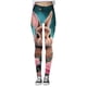 thumbnail image 3 of MKLEKYY Leggings de yoga para mujer, pantalones de yoga deportivos casuales con estampado de conejito de Pascua colorido para mujer, leggings de moda, 3 of 4