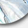 thumbnail image 3 of Designart 'Blue Silver Spring II' Farmhouse Metal Circle Wall Art - Disc of 36, 3 of 5