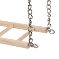 thumbnail image 3 of Multicolor Wooden Bird Swing, Parrot Hanging Toy, Bird Cage Accessories, 3 of 3