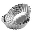 thumbnail image 2 of Molde de aluminio para tartas, galletas, huevos, tartas, paquete de 10 Namotu HQ-296, 2 of 3