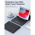 thumbnail image 1 of Protective Case With Keyboard Compatible with iPad 7/8/9 Gen 10.2inch,Compatible With Samsung Galaxy Tab S6 Lite 10.4/Huawei MatePad Pro 11inch,Built-, 1 of 4