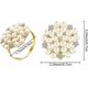 thumbnail image 3 of Silver Napkin Rings Set of 12 Pearls Round Flower Napkin Buckles Rhinestone Napkin Holders for Wedding Banquet Home Party Kitchen Decorations Dining T, 3 of 4