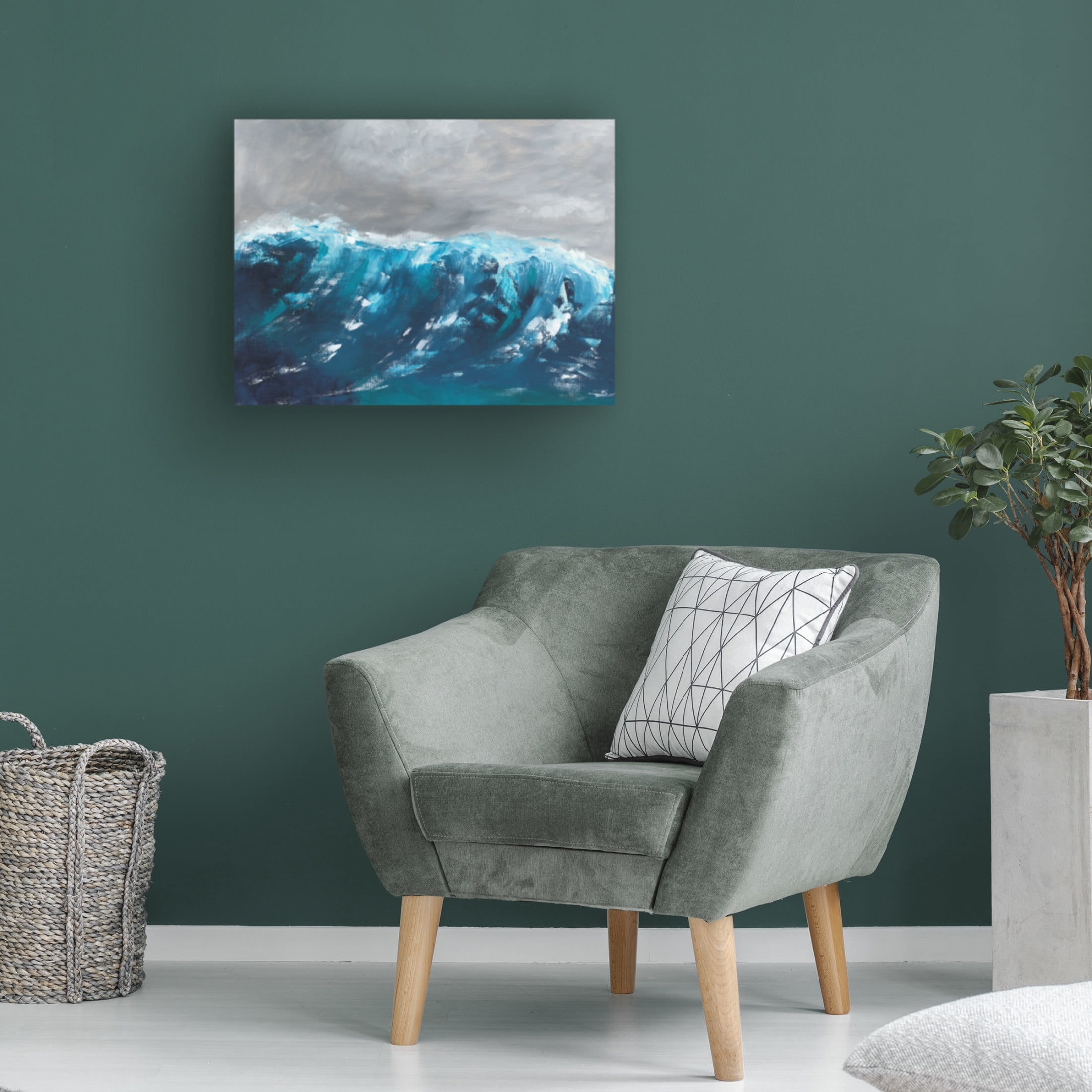 Trademark Fine Art Alicia Longley Indian Ocean II Canvas Wall Art